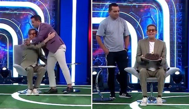 Erick Osores celebra 50 años en vivo y sorprende con emotiva reacción