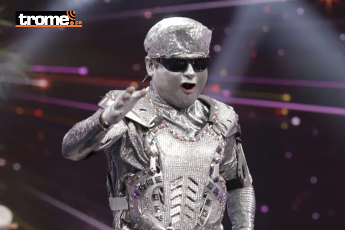 Robotín pide el perdón de la Robotina en su aparición en El Gran Show. (Difusión)