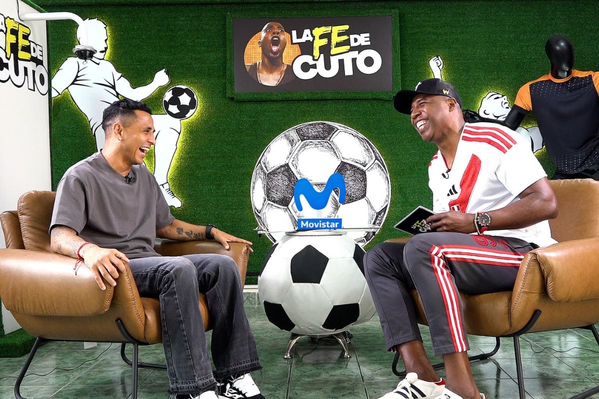 Yoshimar Yotún paso un momento divertido con Cuto Guadalupe (Foto: GEC)