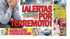 ¡ALERTAS POR TERREMOTO!