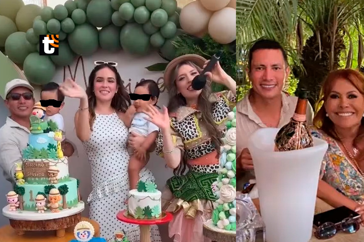 Renzo Costa y la exclusiva fiesta de cumpleaños de sus gemelos.