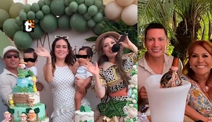 Renzo Costa sorprende con lujosa fiesta de cumpleaños a sus gemelos: Magaly fue invitada y mostró la exclusividad