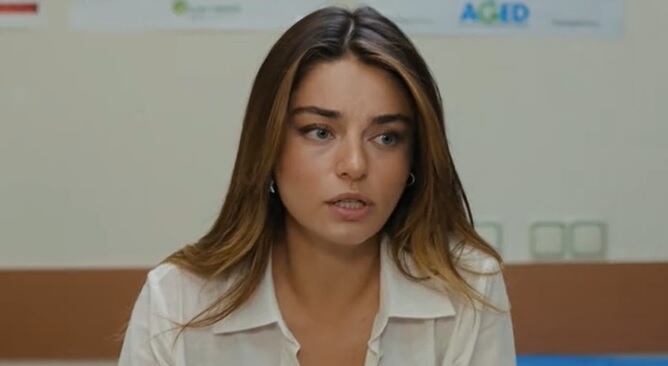 La actriz Ayça Ayşin Turan interpreta a Haziran Sedefli en “Ada Masali: El cuento de la isla” (Foto: Ay Yapım)