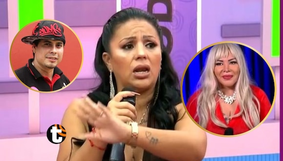 TROME - Paloma de la Guaracha se pelea EN VIVO con imitadora de Susy Díaz y la echa: “Es pareja de Andy V”