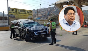 Alcalde de Puente Piedra vuelca su camioneta en la Panamericana Norte: dentro del vehículo se encontró una caja de cervezas