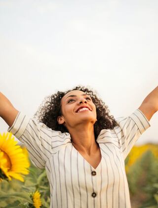Mantén la calma y sonríele a la vida