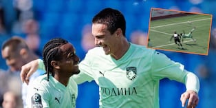 Yordy Reyna fue la figura en el triunfo del Moscú Rodina (@fcrodinamoscow)