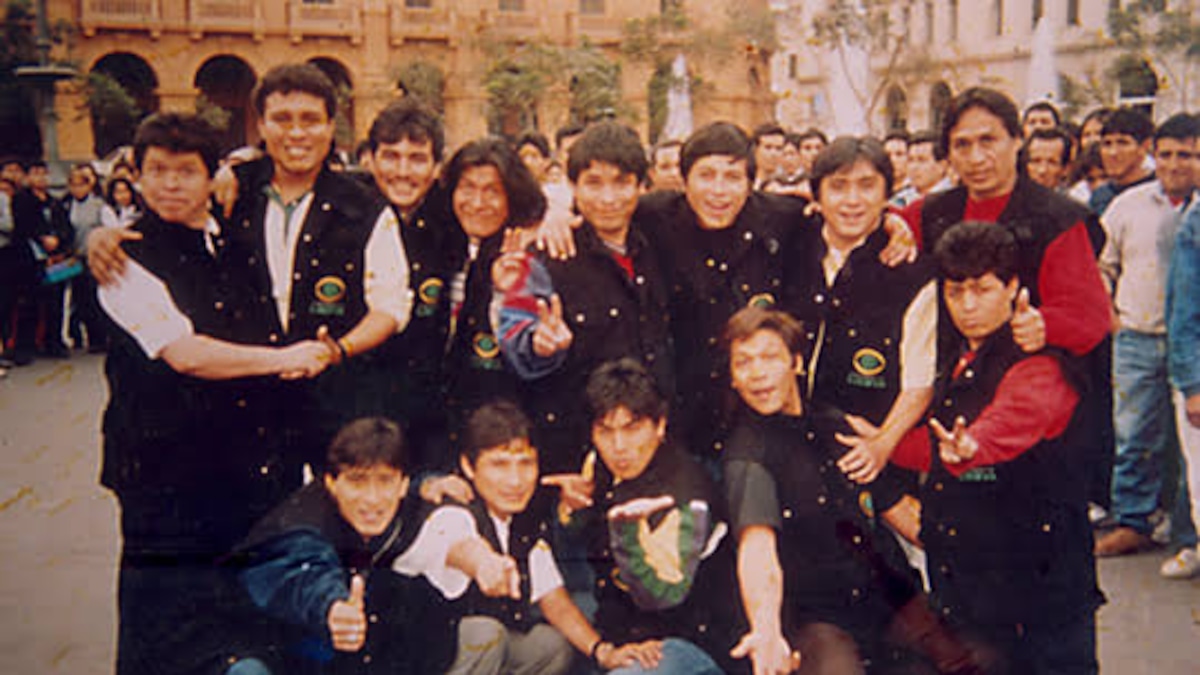 Cómicos ambulantes en escena