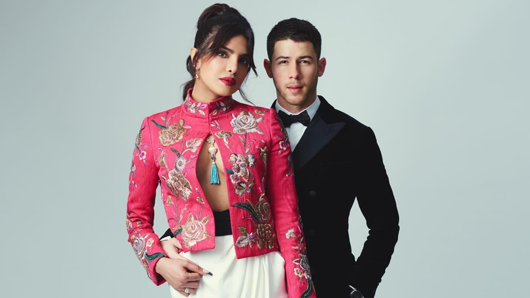 Priyanka Chopra y Nick Jonas en una fotografía de redes sociales (Foto: Priyanka Chopra / Instagram)