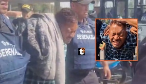 ¡Cae infraganti! Capturan a extorsionador cuando amenazaba a chofer y le pedía dinero en Surco