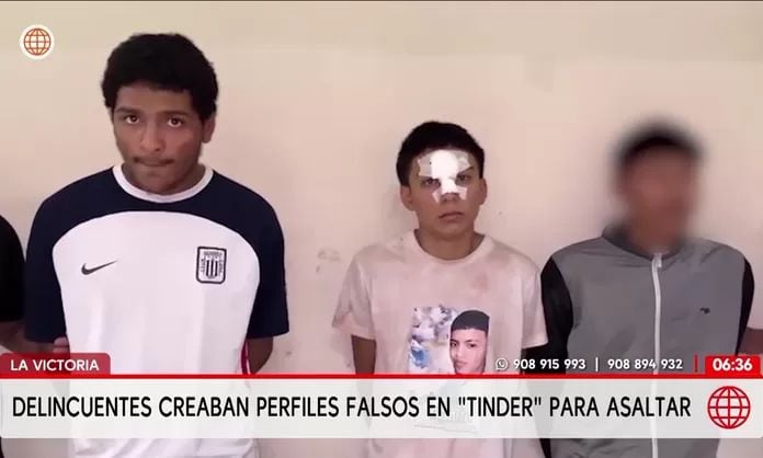 Entre los detenidos hay un menor de edad. Foto: América noticias