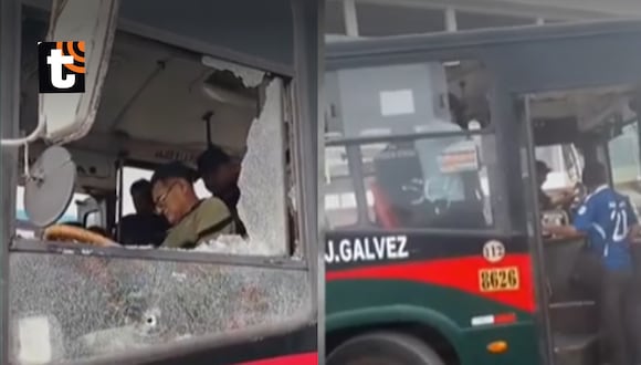 Chofer de transporte público es herido mientras manejaba vehículo