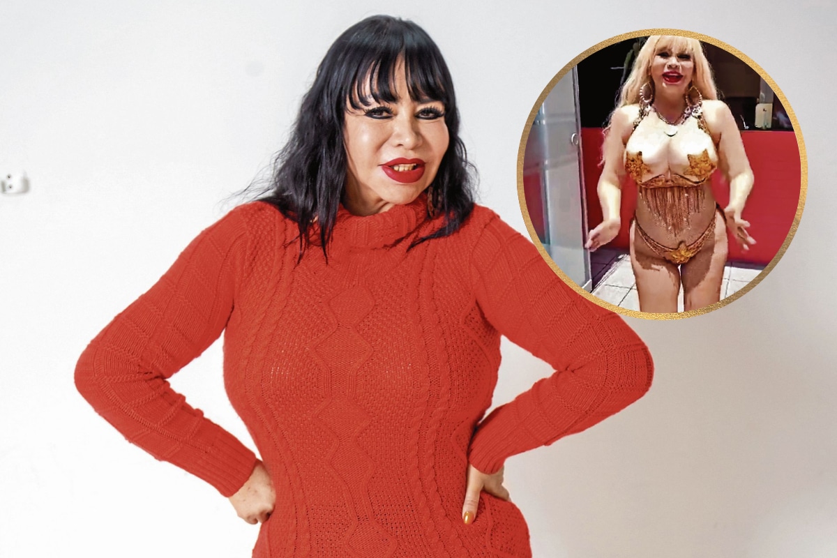 Susy Díaz vistió las tangas tras varias décadas