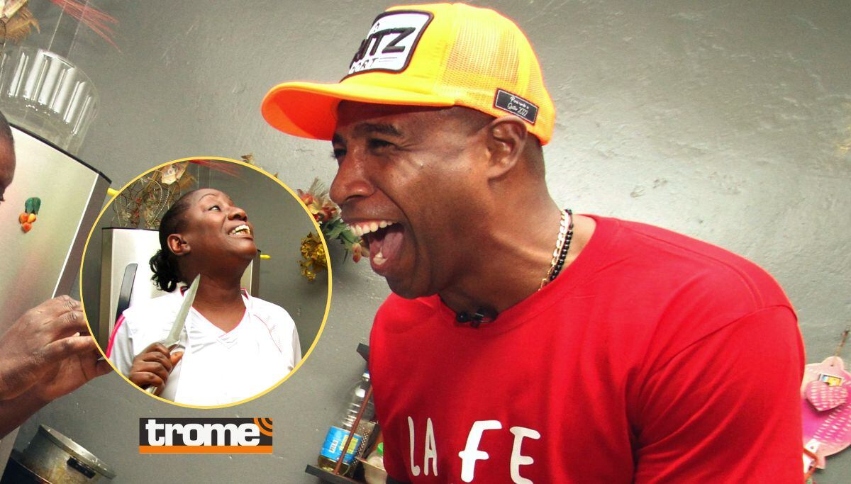 'Cuto' Guadalupe no pudo evitar la carcajada con la anecdota de 'La Chacala' con Juan Flores (Foto: Alan Ramírez)