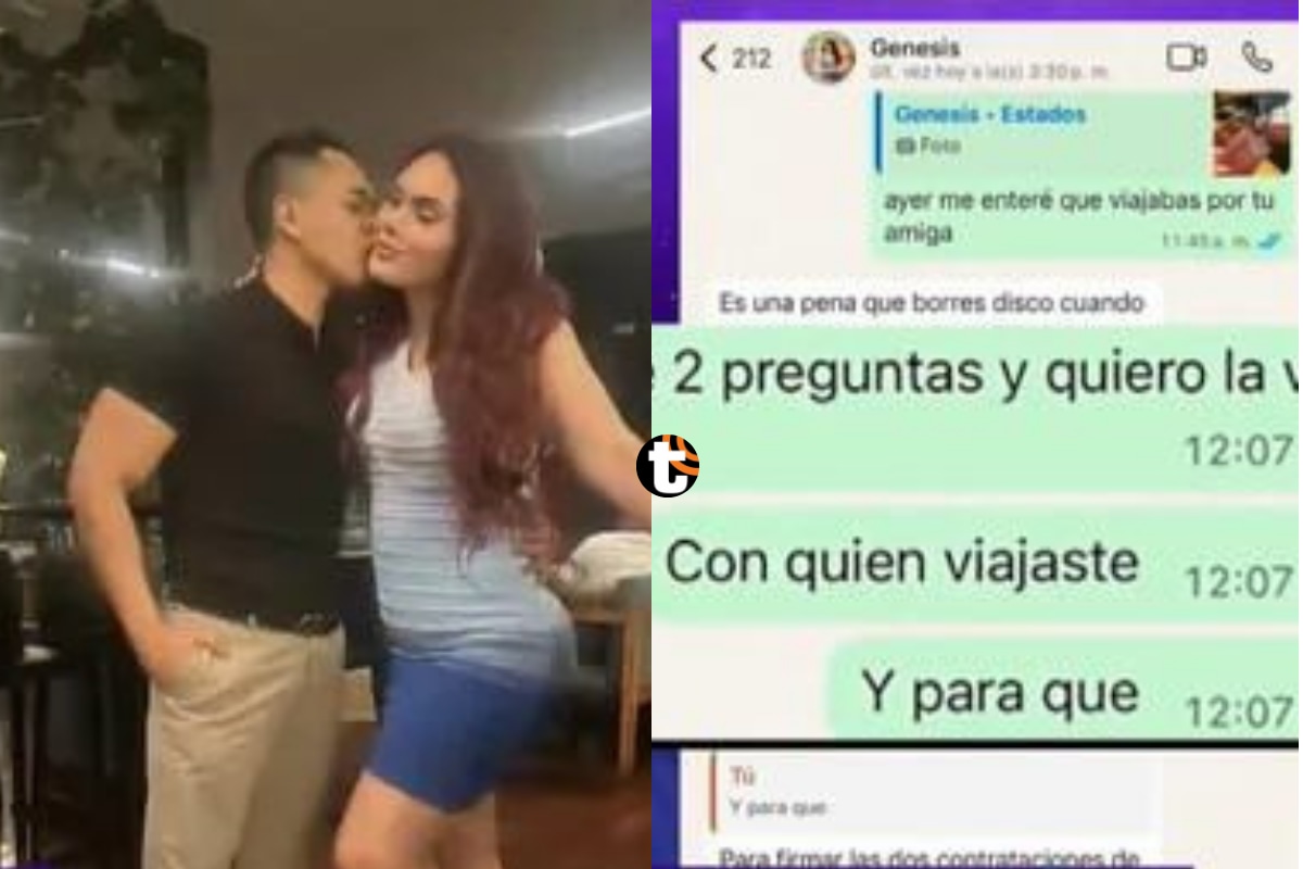 Joshua Franco expuso chats que confirmarían relación con Génesis Tapia