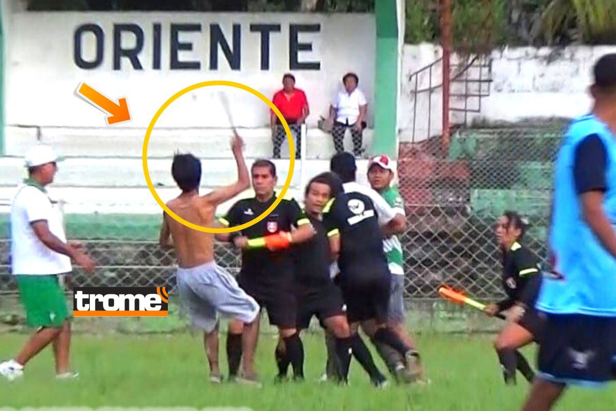 En otras ediciones árbitro de Copa Perú fue atacado con machete en Chanchamayo (Foto: @GrupoFiesta)