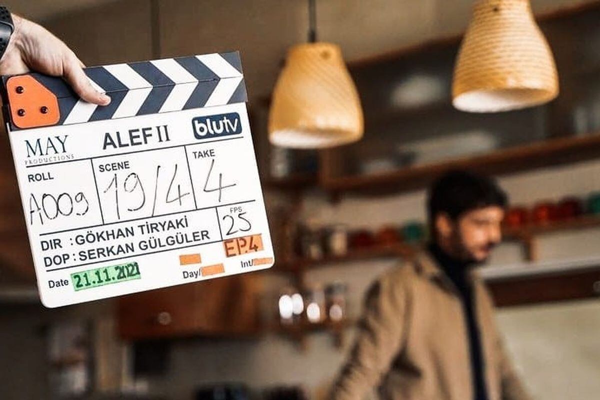 Detrás de cámaras de "Alef", la nueva serie de Taner Ölmez (Foto: @tnrolmez_fparg/Instagram)