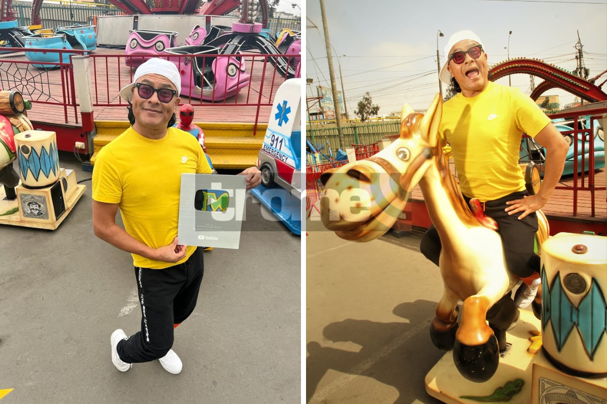 Cómico 'Chino Risas' fue reconocido por la plataforma YouTube