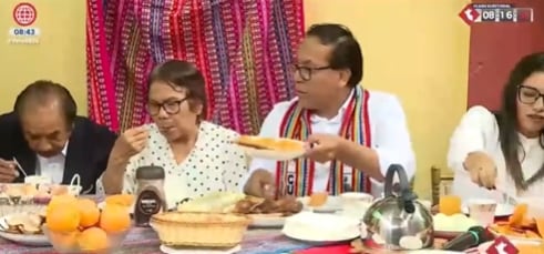 Desayuno electoral de Roberto Sánchez en segunda vuelta