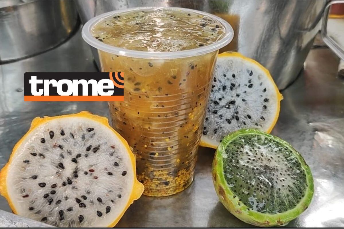 La pitahaya y el sanky son los frutos que le dan el toque perfecto a uno de sus emolientes de César. Estos tienen antioxidantes y otras propiedades beneficiosas para el organismo. Foto: Katty Gines.