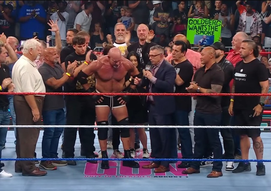 Bill Goldberg se despidió de sus seguidores. (Captura WWE)