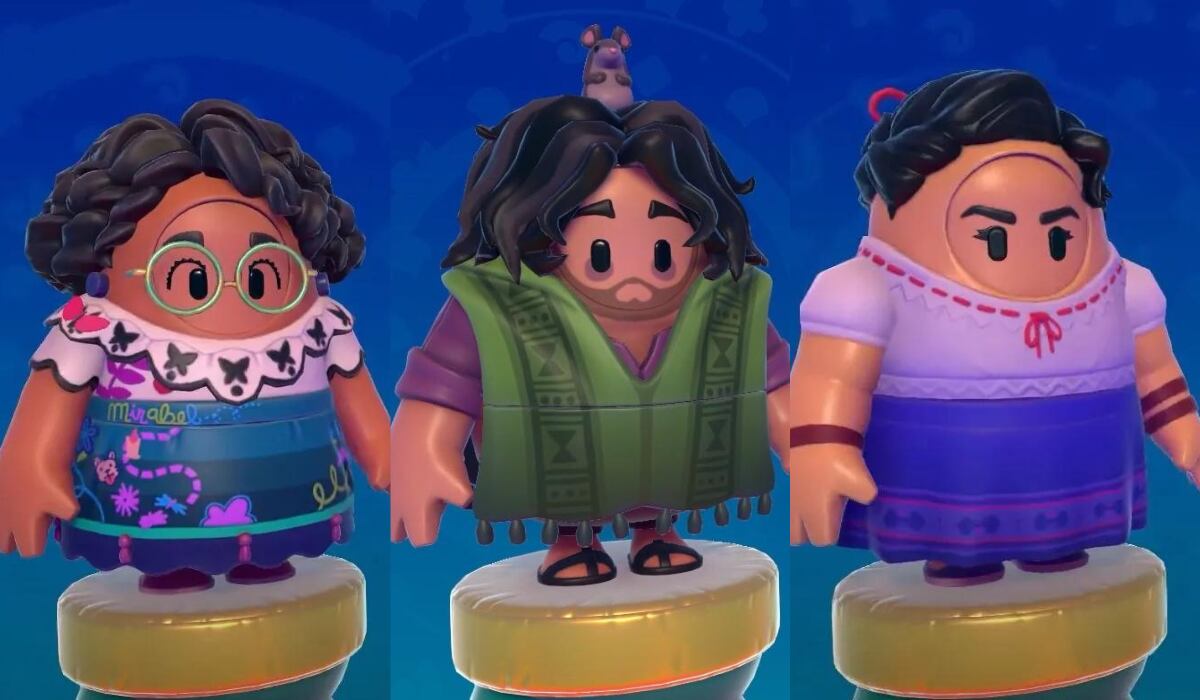 Maribel, Bruno y Luisa de la Familia Madrigal.