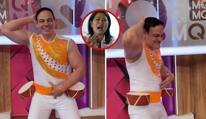 ¡No lo veas, Keiko! Mark Vito se suelta al ritmo de la ‘Tropicoqueta’