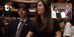 ¡Kyara Villanella acapara todas las miradas! Aparece con su novio en la ceremonia de entrega de credenciales de Keiko y desata revuelo