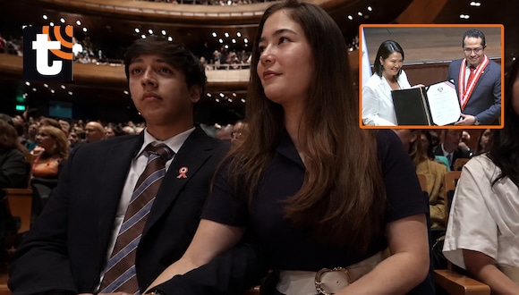 TROME - ¡Kyara Villanella acapara todas las miradas! Aparece con su novio en la ceremonia de entrega de credenciales Keiko Fujimori