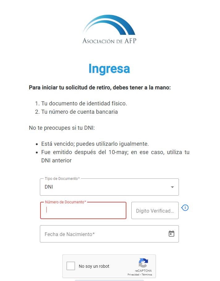 Retiro de AFP 2024: Pasos a seguir para presentar solicitud.