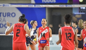 Perú venció 3 sets a 0 a Chile en la Copa América de Vóley 2025