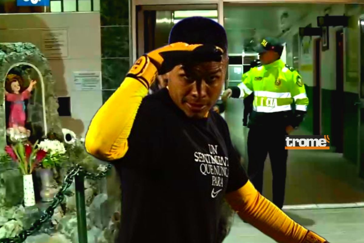 Ángelo Campos permaneció hsta la noche en comisaría de Surco (Composición GEC)