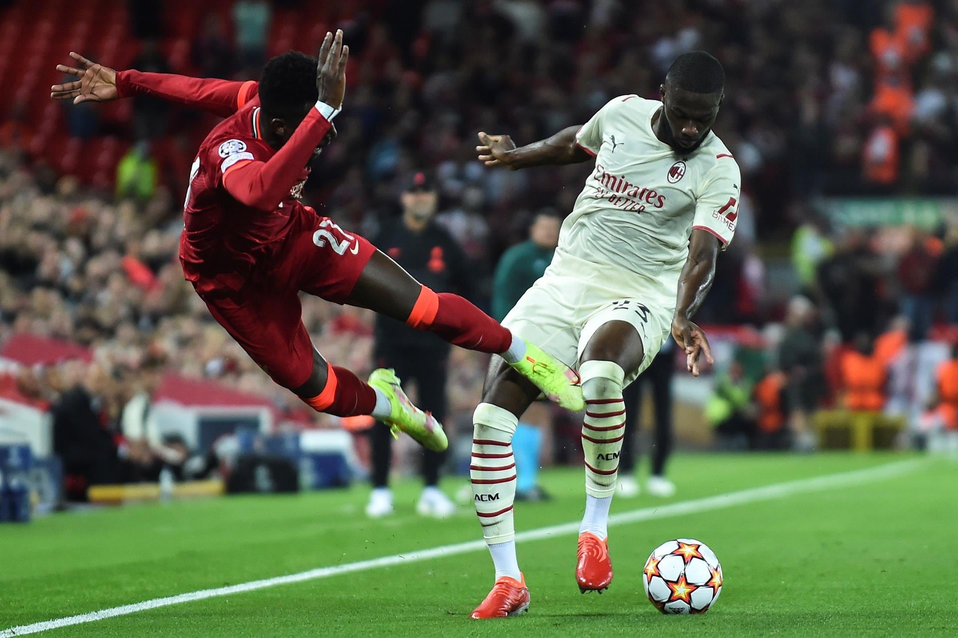 AC Milan viene de perder 3-2 en casa del Liverpool en la primera jornada del grupo (FOTO: EFE)