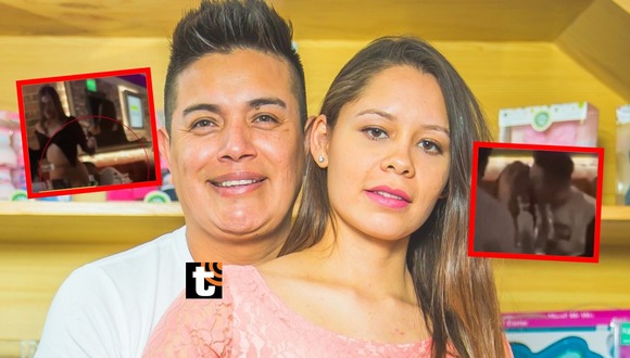 TROME - Leonard León es AMPAYADO muy cariñoso con mujer que no es Olenka Cuba