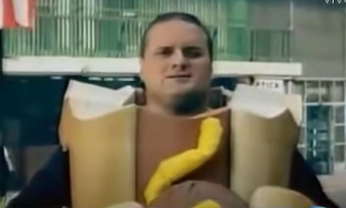 Luis Salas grabando un comercial (Foto: América TV)