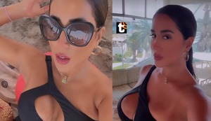 Melissa Paredes luce su figura en bikini y advierte: “Baby, te me cuidas, de este c... no te olvidas”