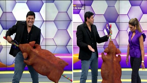 Sergio 'Checho' Ibarra cumple su apuesta y trae enorme 'chicharrón' al set tras la caída de Cienciano ante Universitario