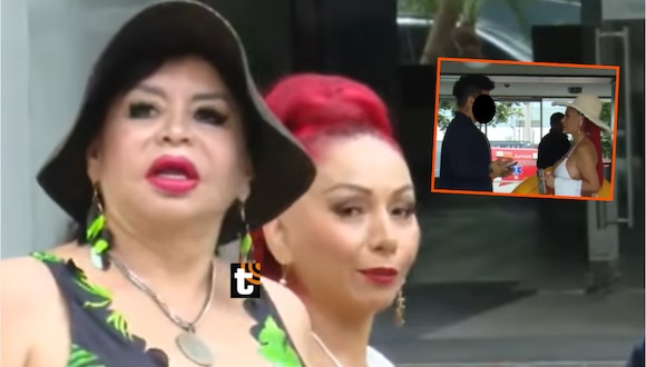 TROME - Deysi Araujo es retirada de la piscina de su edificio en San Isidro por hacer mucha bulla con Susy y compañía