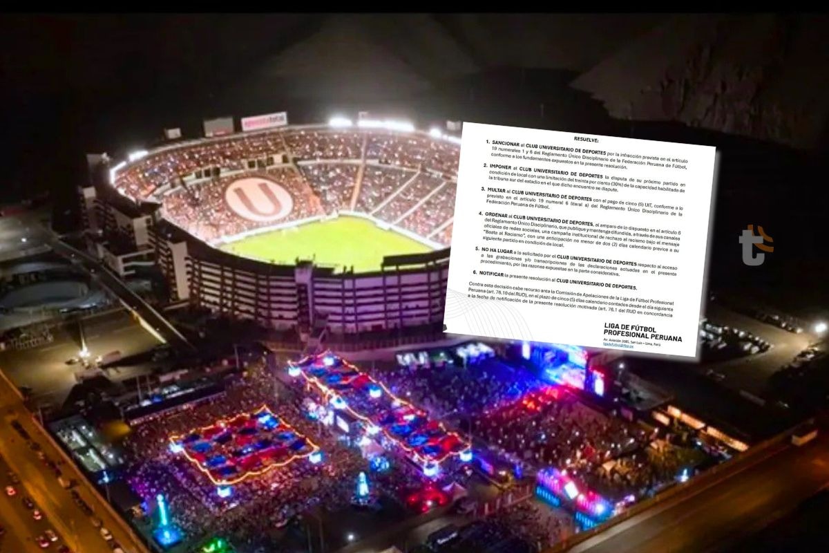 Escenario crema sufrirá reducción en su aforo y club recibirá multa (Foto: GEC)