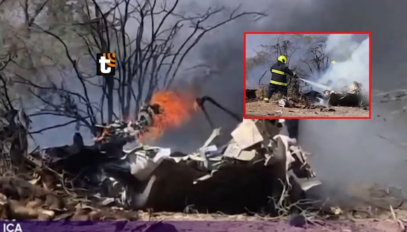 TROME- ¡Tragedia en Nasca! Avioneta se estrella y deja 12 muertos, entre ellos turistas extranjeros