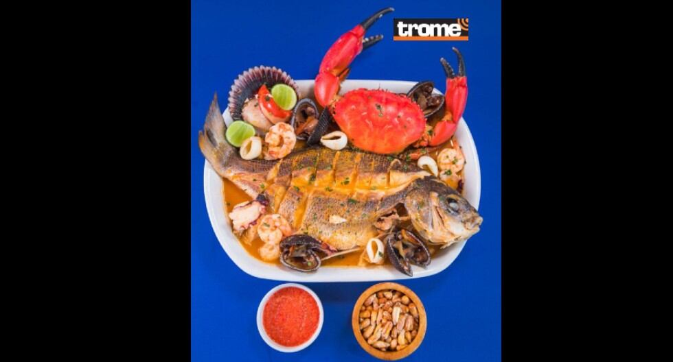 Restaurantes presentan deliciosos potajes para disfrutar por el partido Perú vs Colombia, como la 'Parihuela Advíncula' de 'Mi Barrunto'. (Trome / Isabel Medina)