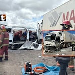 ¡Tragedia en Arequipa! 14 muertos deja choque entre tráiler y minivan en Caylloma