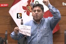 Congresista Quispe Mamani causa caos en plena votación: “Puno se respeta”
