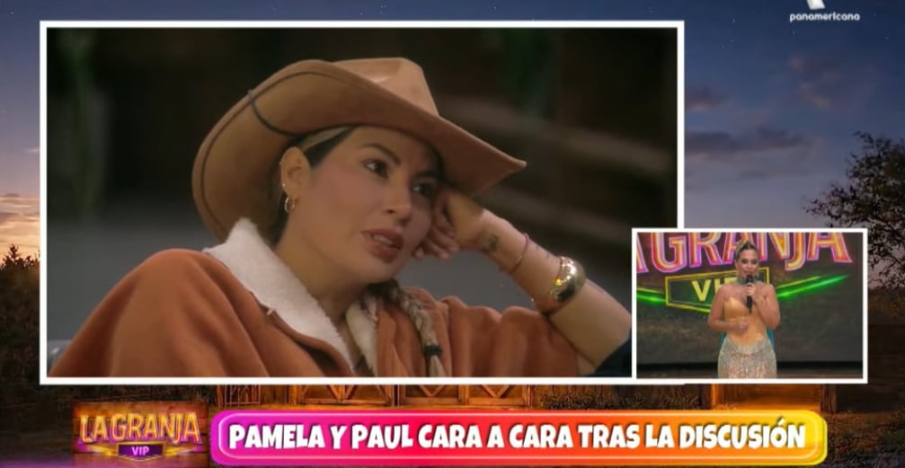 Pamela López desmiente agresión a Paul Michael en 'La Granja vip'.
