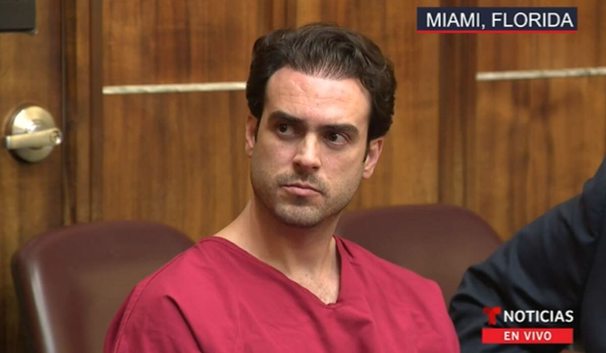 Pablo Lyle durante la audiencia este 3 de febrero de 2023 (Foto: Telemundo / Twitter)