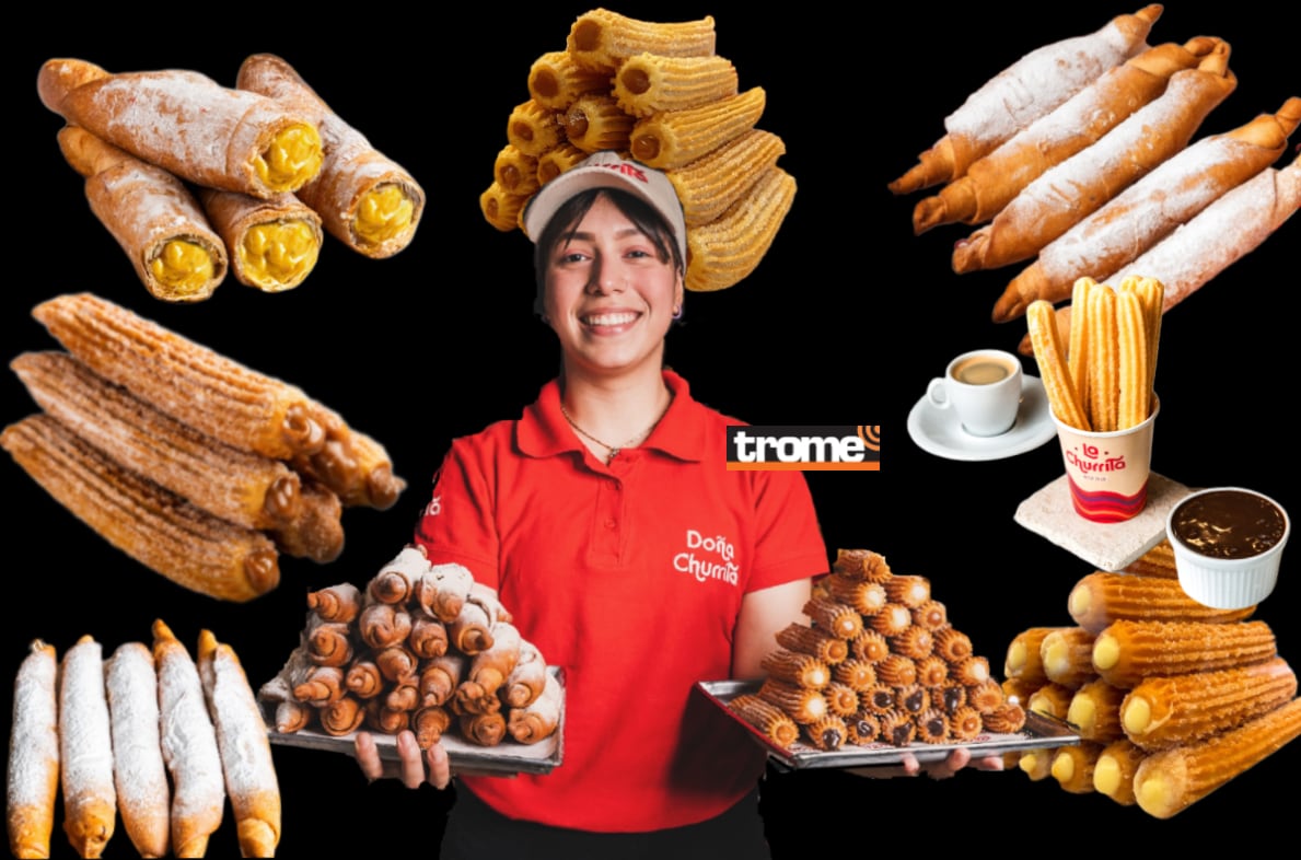Los churros y sus deliciosas presentaciones con creatividad de peruanos. (Entrevista y foto compos: Isabel Medina / Trome).