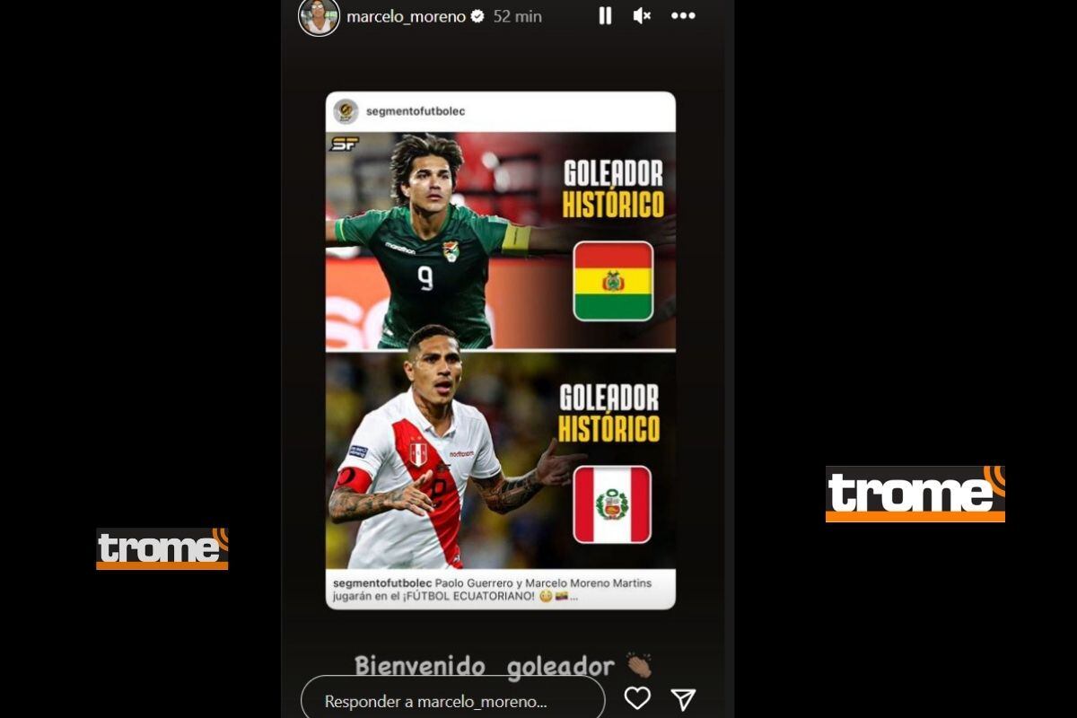 Marcelo Martins reconoció jerarquía de Paolo Guerrero (@marcelomoreno)