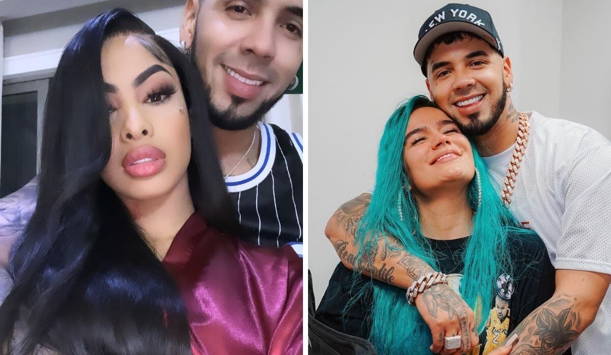 Anuel AA ha causado alboroto por repetir los mismos regalos que le dio a Karol G con Yailin (Foto:Anuel / Karol G / Instagram)