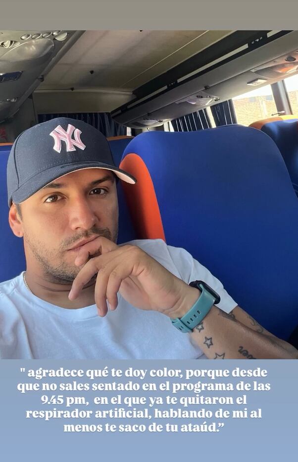 Particular publicación del exfutbolista. (Instagram: @roma7_17)