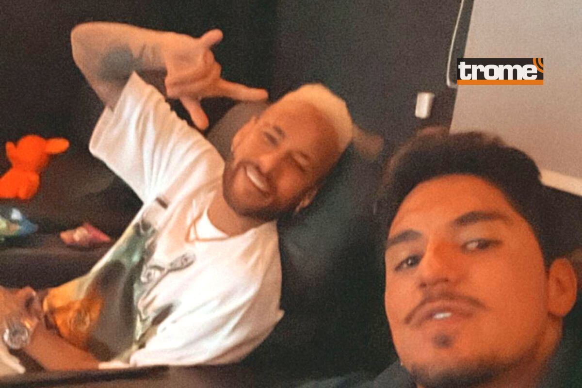 Tablista Gabriel Medina en la previa con Neymar (@gabrielmedina)